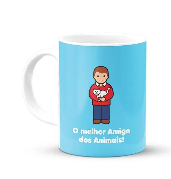 Caneca Melhor Amigo c/ Gato Little Drops of Water