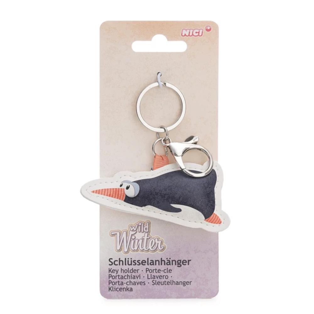 Nici - Wild Winter - Porta-chaves Pinguim Jorge Thunder, 8cm