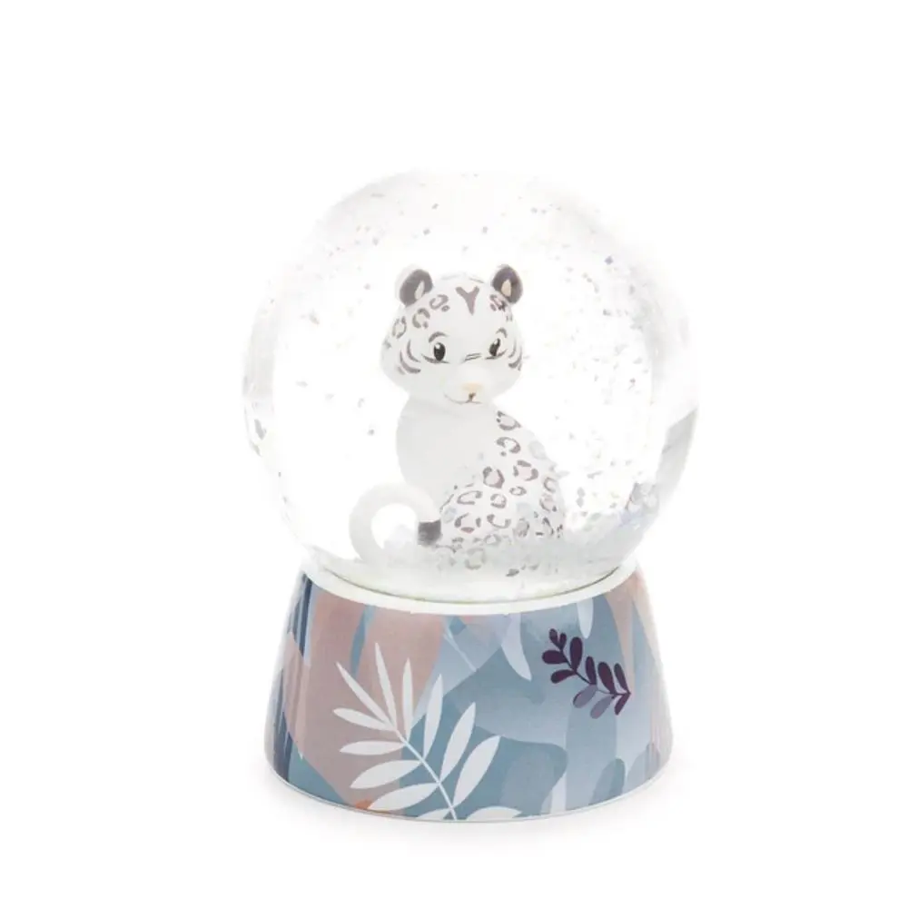 Nici - Wild Winter - Bola de Água Leopardo Eleni Snowbell, 6,5cm
