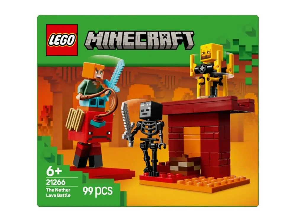 Lego - Minecraft - A Batalha da Lava do Nether (99 pcs)