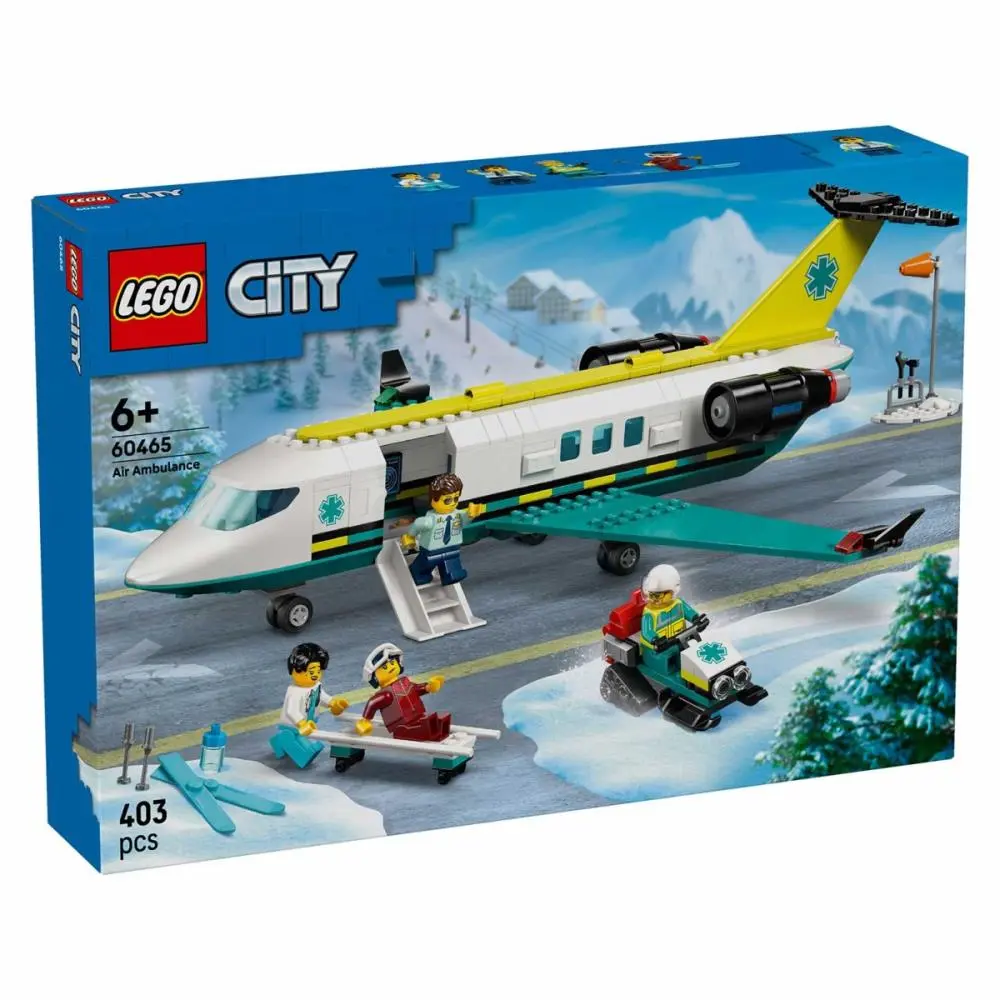Lego - City - Avião de Ambulância Aérea de Emergência (403 pcs)