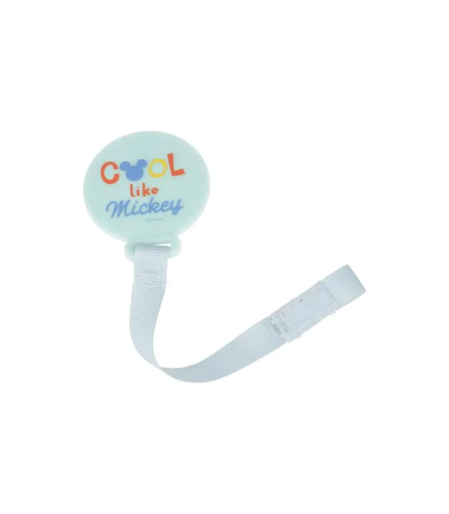 Fita Suporte de Chupeta Turquesa "Cool Like" - Mickey Baby