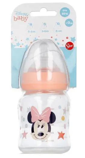 Biberão 150ml Salmão "Dreams" - Minnie Baby