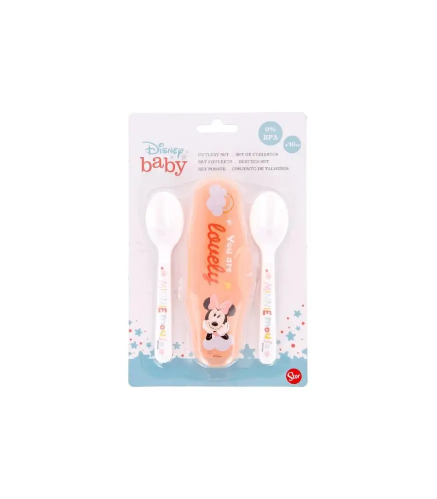 Conjunto de Talheres Salmão "Dreams" - Minnie Baby