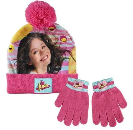 Conjunto de Gorro e Luvas - Soy Luna