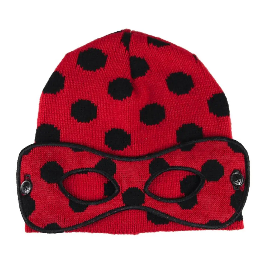 Gorro c/ Mascara - Miraculous Ladybug