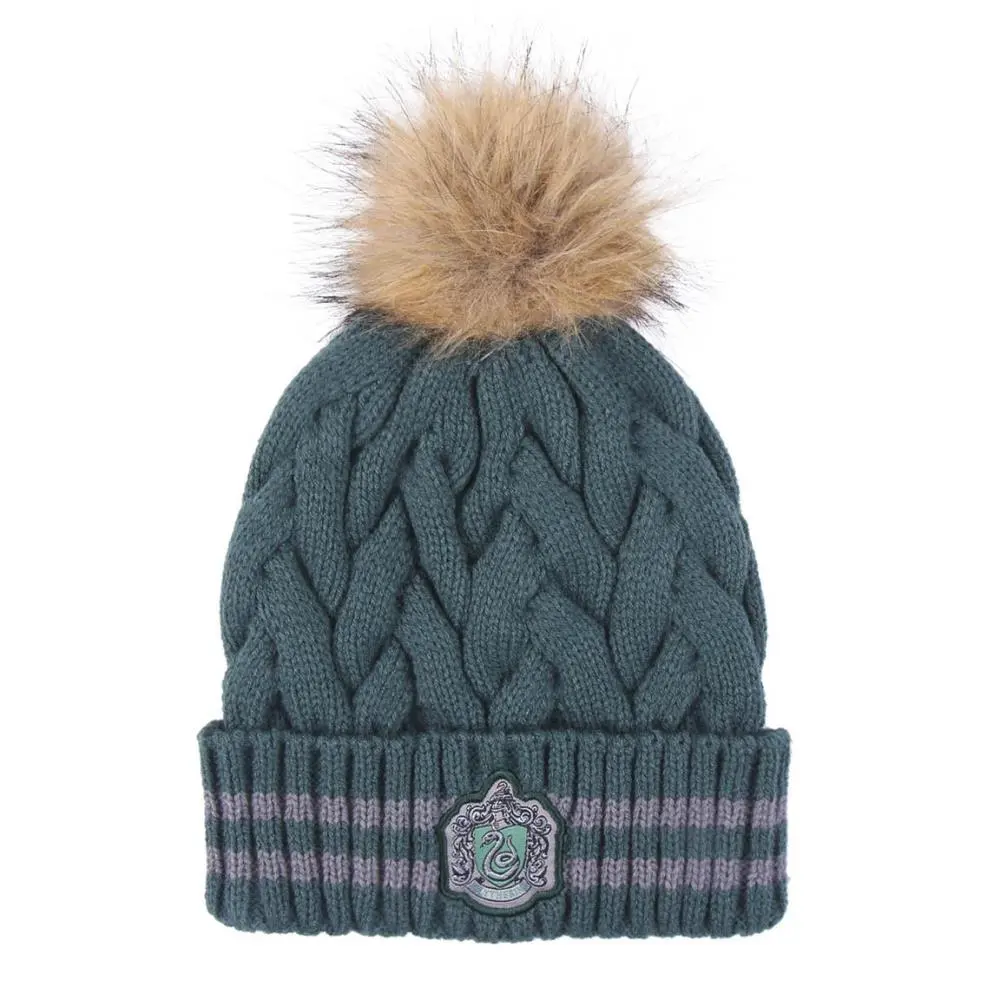 Gorro Verde c/ Pompom "Slytherin" - Harry Potter