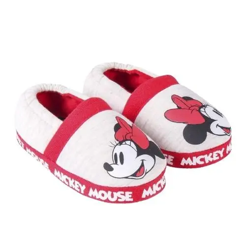 Chinelos de Quarto Cinzentos Com Faixa Vermelha (32-33) - Minnie
