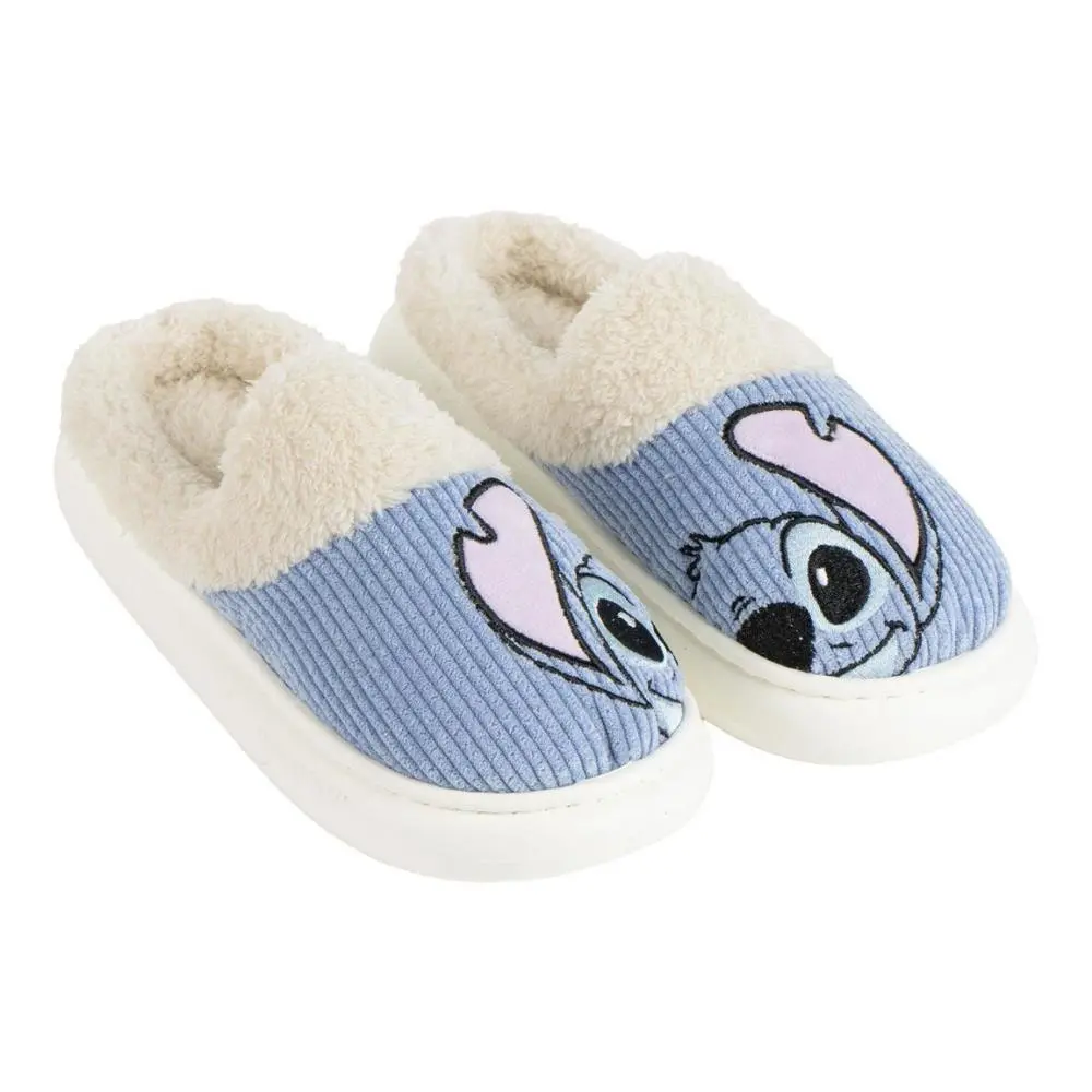 Lilo & Stitch - Chinelos de Quarto Azul Claro c/ Pêlo (T36-41)