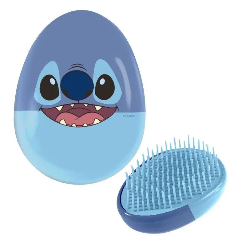 Escova de Cabelo Desembaraçante Azul - Stitch