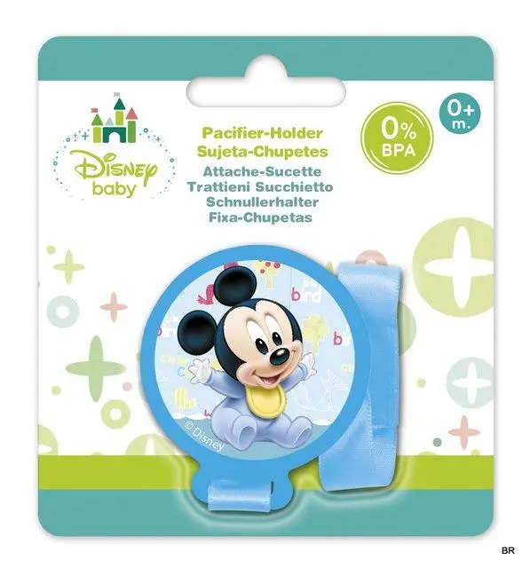 Suporte de Chupeta para Bebé - Mickey