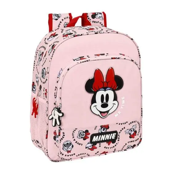Mochila Júnior Rosa 38cm "Me Time" - Minnie