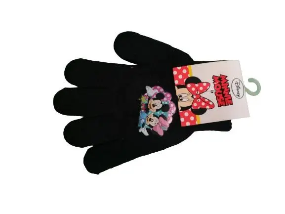Luvas Pequenas Pretas Minnie e Mickey - Minnie