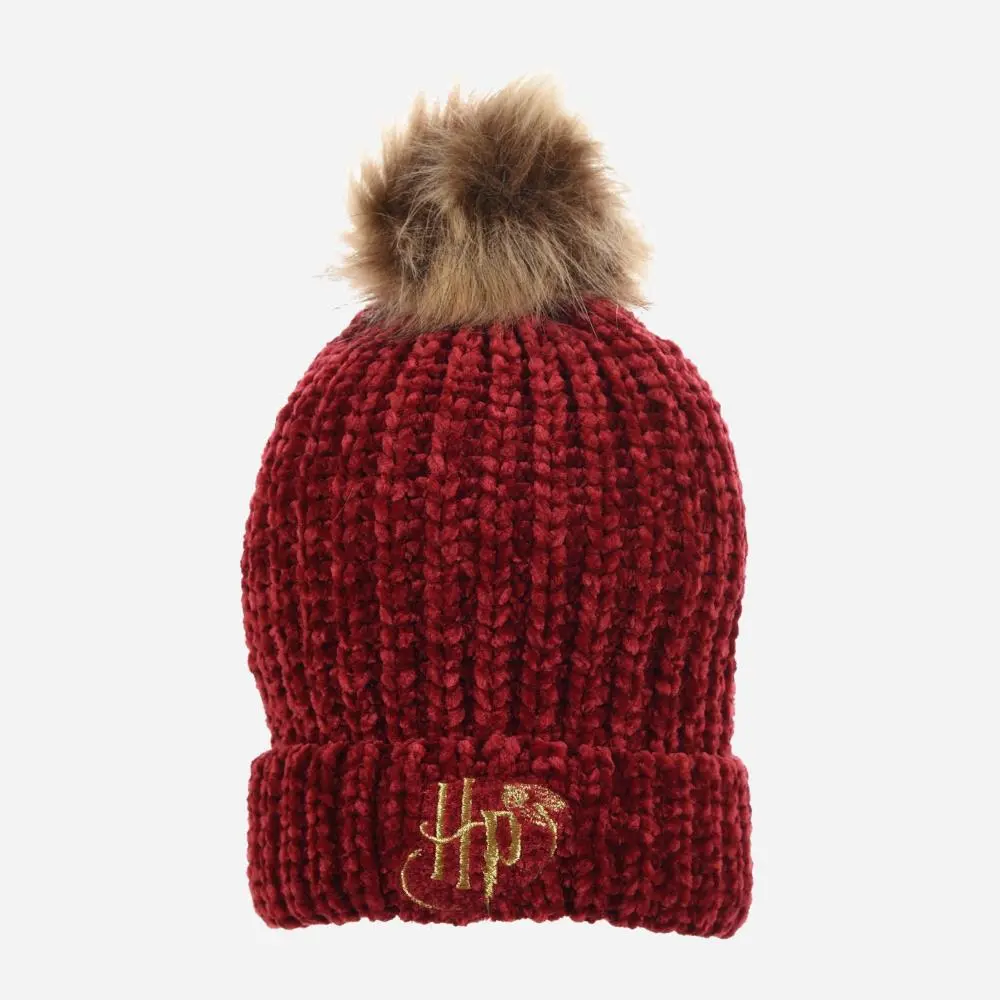 Gorro Pompom Vermelha de Malha (52) - Harry Potter