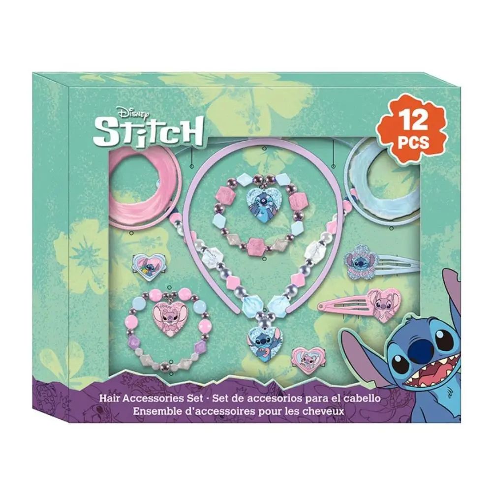 Conjunto Bijuterias 12 Peças - Lilo & Stitch