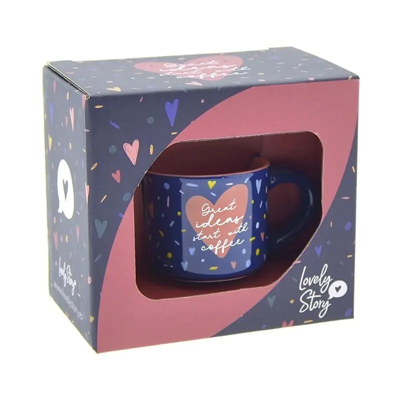 Lovely Story - Chávena de Café Great Ideas Start With Coffee