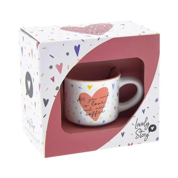 Lovely Story - Chávena de Café All You Need Is Love...