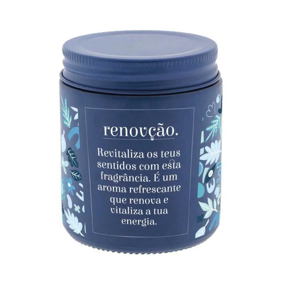 Vela Aromática Azul "RENOVAÇÃO" - Aromame - Lovely Story