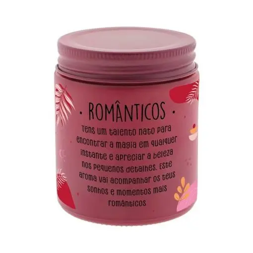 Vela Aromática Vermelha "ROMÂNTICOS" - Aromame - Lovely Story