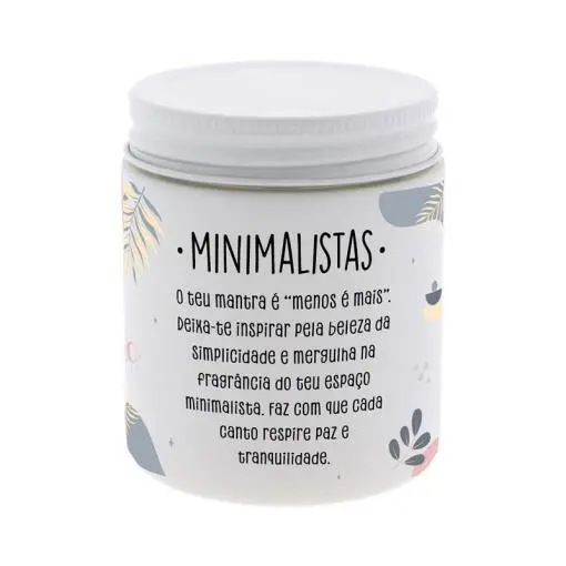 Vela Aromática Cinzenta "MINIMALISTAS" - Aromame - Lovely Story