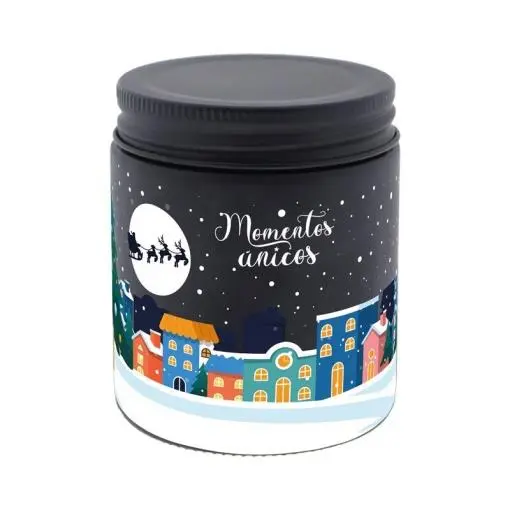 Vela Aromática Preta "Momentos Únicos" - Aromame - Lovely Story