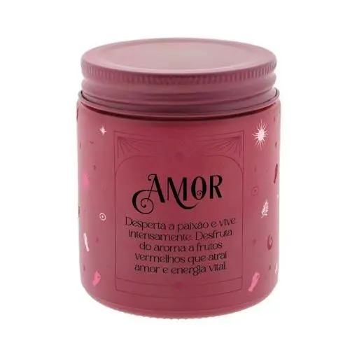 Vela Aromática Vermelha "AMOR" - Aromame - Lovely Story