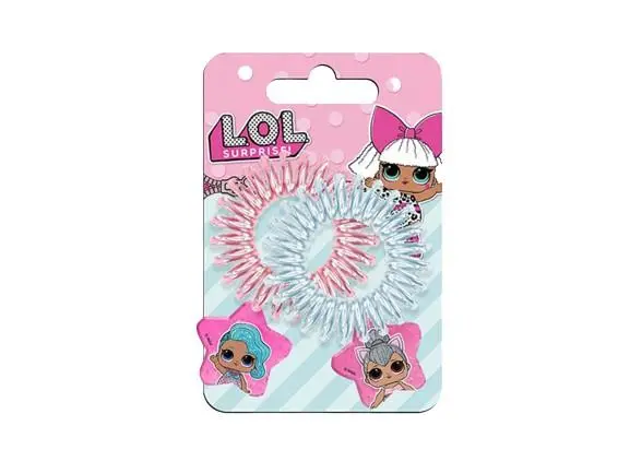 Conjunto de 2 Elásticos Plástico 2 Cores Espiral em Estrela - LOL