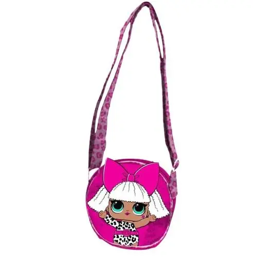 Mala Tiracolo Redonda Rosa c/ Laço - LOL