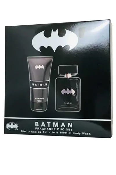 Conjunto Eau de Toillete 75ml e Gel de Banho 150ml Preto - Batman