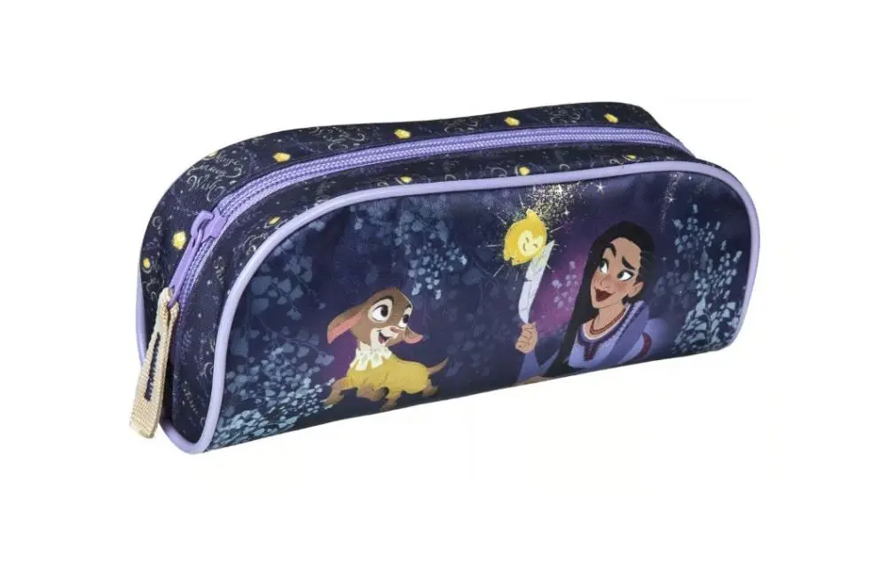 Disney - Wish - Estojo Roxo Retangular "Shine On"