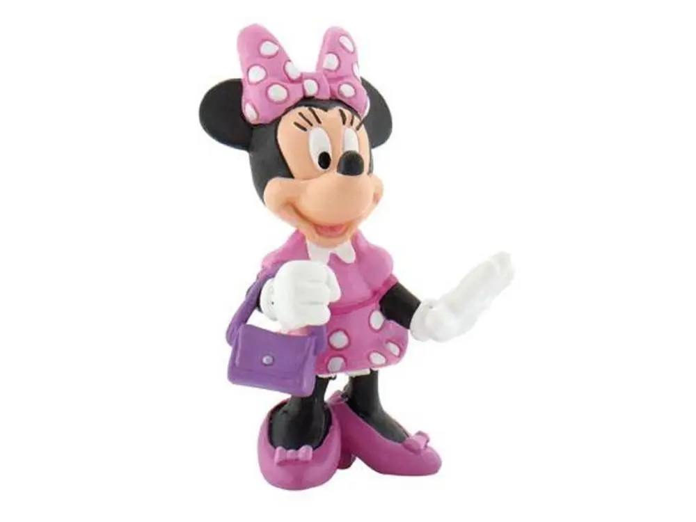 Figura Pequena Minnie com Mala - Minnie