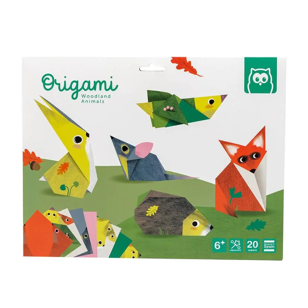 Origami Fácil para Crianças (Passo a Passo, Woodland Animals) - EKids