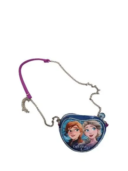 Mini Bolsa de Traçar Coração Azul Escura Frozen II "Destiny Awaits" - Frozen