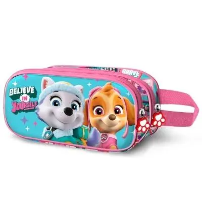 Estojo Duplo 3D "Believe in Yourself" - Patrulha Pata