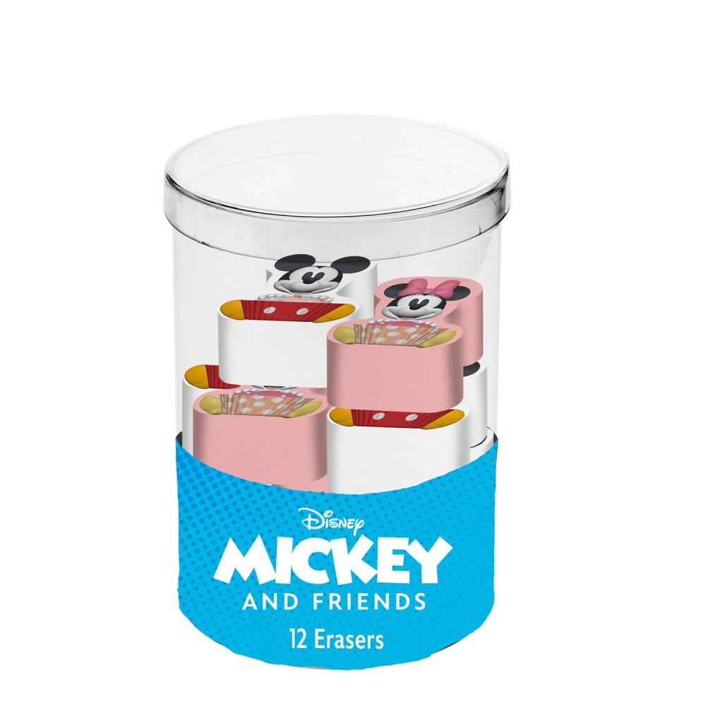 Mickey and Friends - Conjunto de 12 Mini Borrachas
