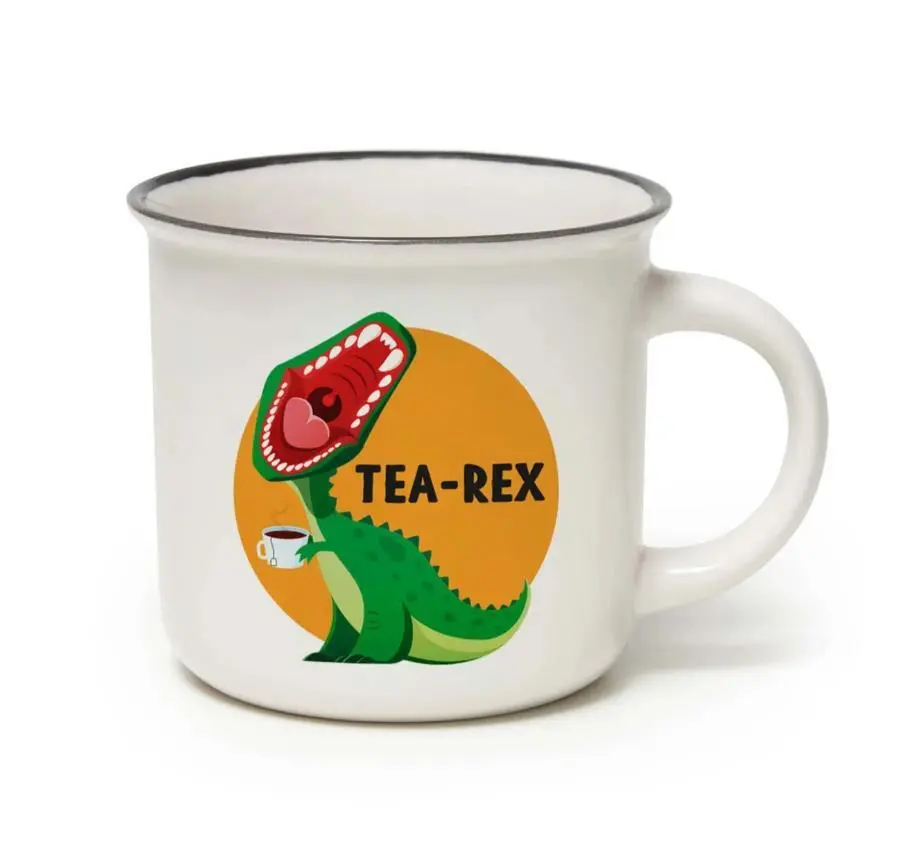 Caneca 360ml "Cup-Puccino" Dino - Legami