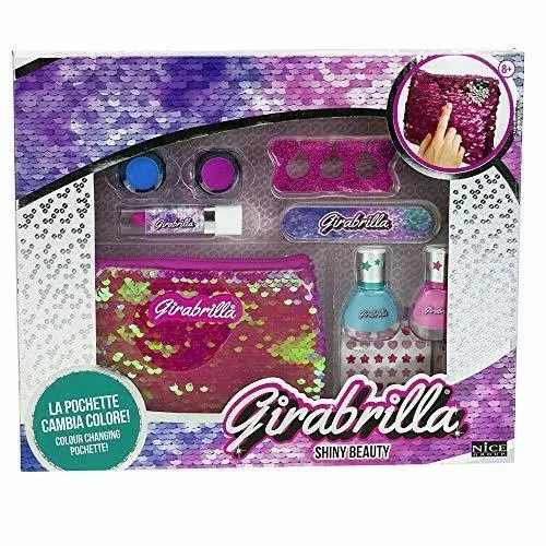 Conjunto c/ Bolsa Sortida de Lantejoulas e Acessorios de Beleza - Girabrilla - Nice