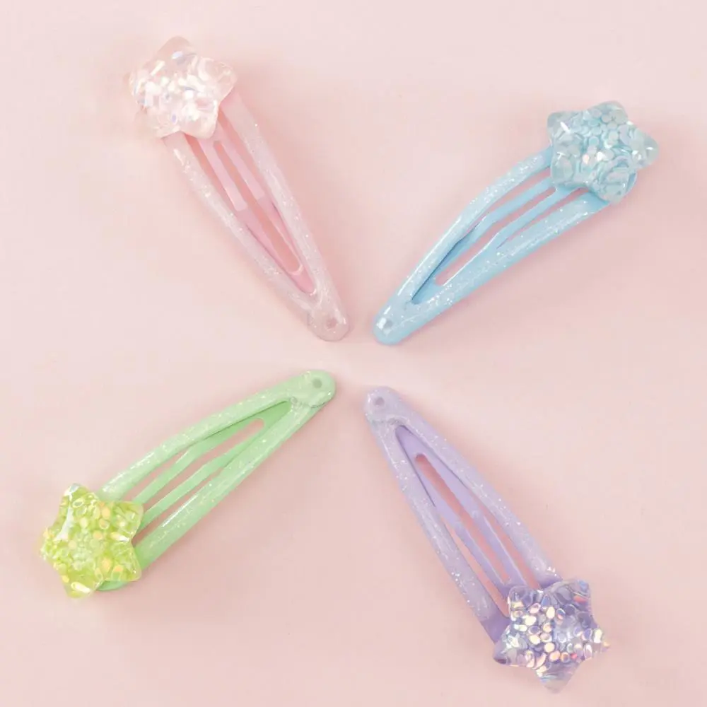 Conjunto 4 Ganchos Coloridos com Estrelas "Precious" - Nice