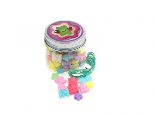 Boião de Contas e Missangas Sortidas - Candy Beads - Nice