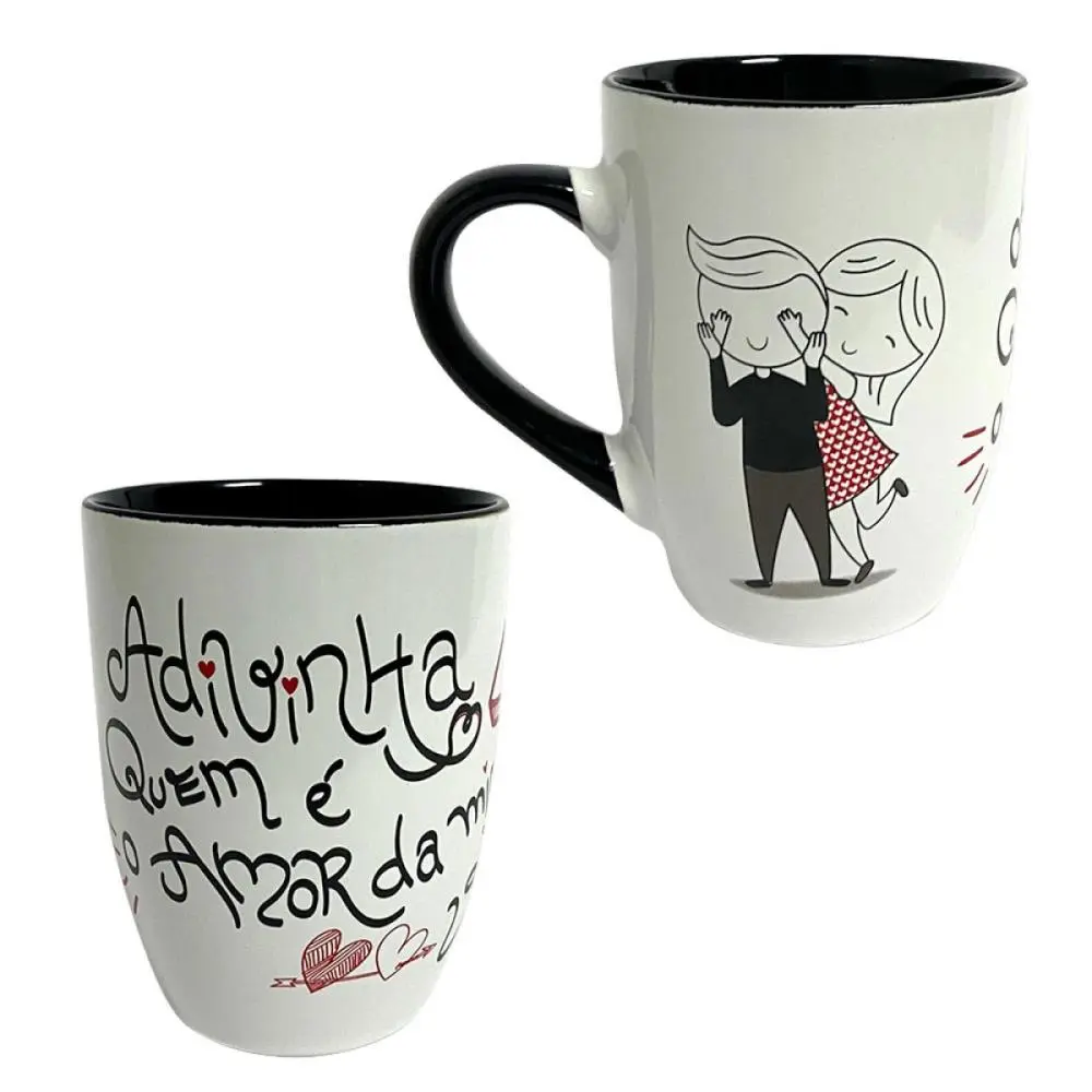 Caneca Oval "Adivinha Quem é o Amor da Minha Vida"