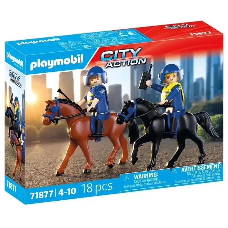 Playmobil - City Action - Esquadrão da Polícia a cavalo
