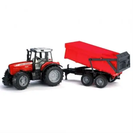 Tractor Massey Ferguson 7480 c/reboque - Bruder