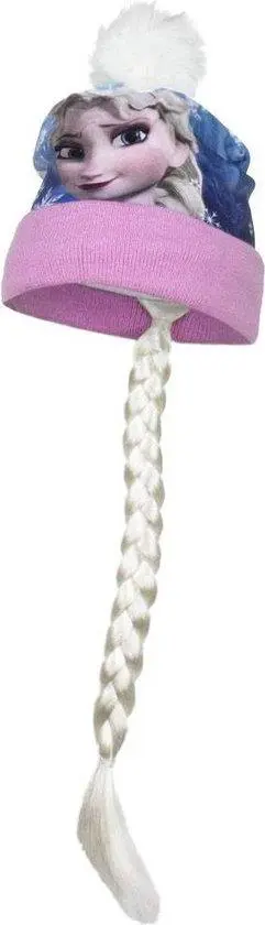 Gorro Frozen Com barra Rosa c/Transa - Frozen