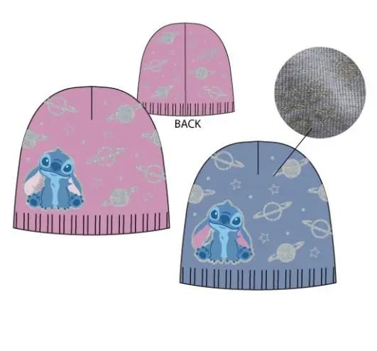 Lilo & Stitch - Gorro Bebé Azul C/ Planetas "Stitch"