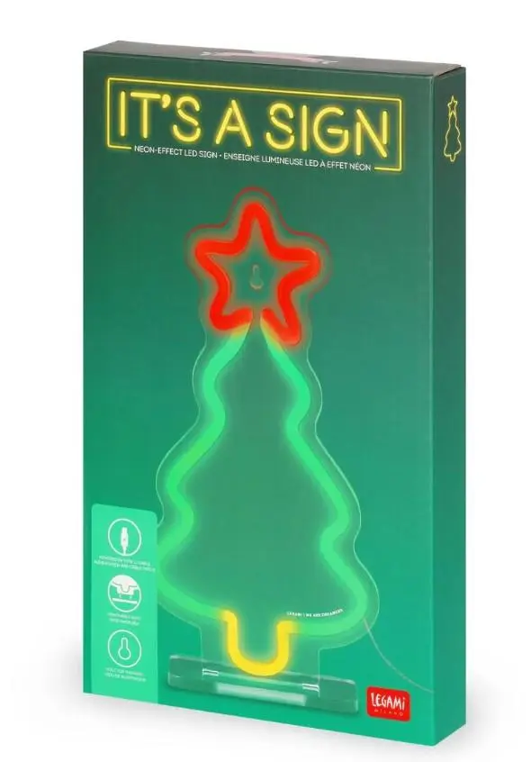 Legami - Lâmpada LED com Efeito Néon - Árvore - It's a Sign