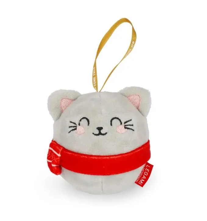 Legami - Ornamento de Natal em Peluche (Gato)