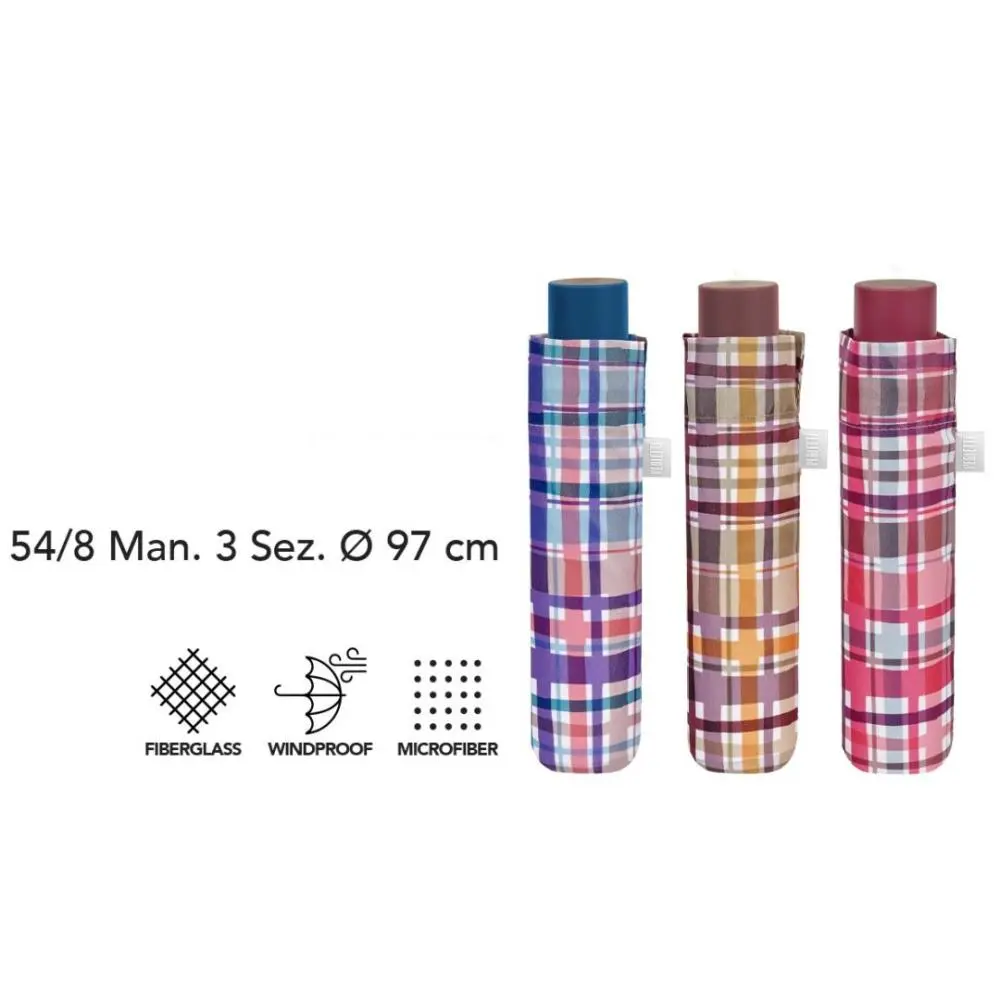 Perletti - Guarda-Chuva (Escocês) 54cm (3 Modelos)
