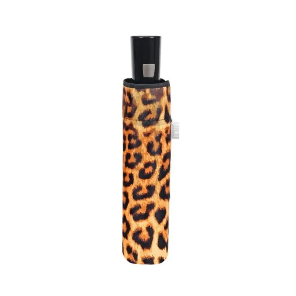 Guarda-Chuva de Encolher Automático 54 cm Padrão Leopardo - Perletti