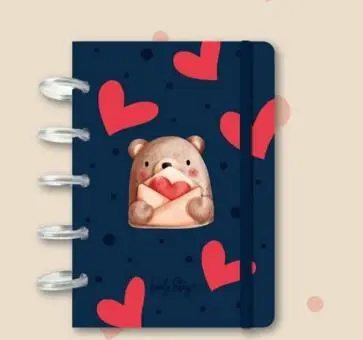 Lovely Story - Caderno A6 Smart Book Urso HUG