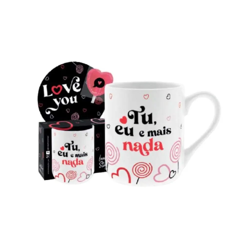 Lovely Story - Caneca de Cerâmica - Tu, Eu e Mais Nada